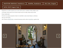 Tablet Screenshot of gratitudeheritage.in
